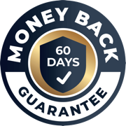 FemiCore 60-day money-back guarantee badge