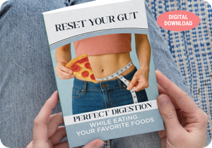 FemiCore bonus guide two, Reset Your Gut, shown on a tablet