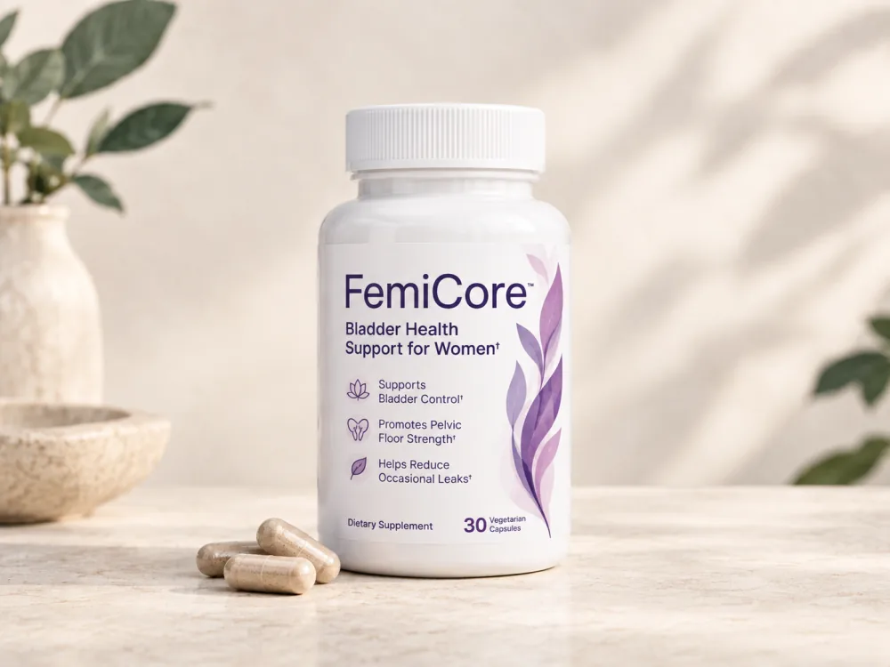 FemiCore supplement product shown in the Know Your Midlife review