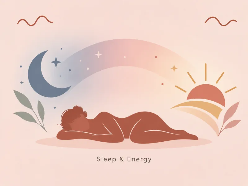 Editorial still life representing sleep and energy